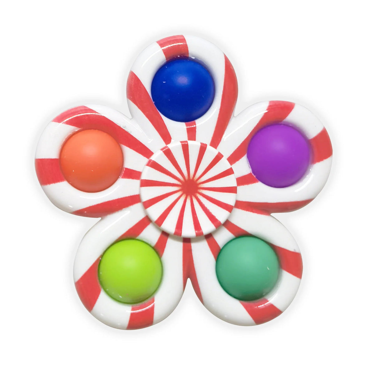 Tie-Dye Pop Fidget Spinner – Sensory Stress-Relief Toy