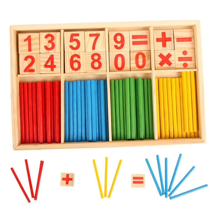 Montessori Wooden Multiplication Table: Math Educational Toy