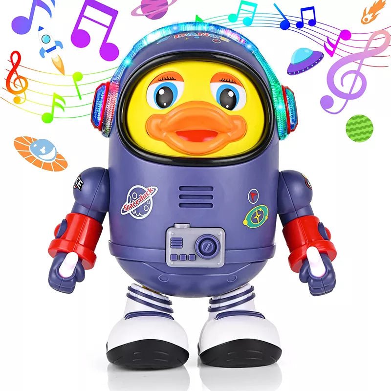 Musical Baby Duck Robot - Electric Dancing Toy with Lights & Sounds