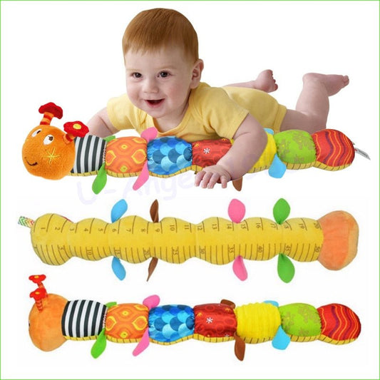 1pcs Baby Toy Musical Caterpillar Rattle with Ring Bell