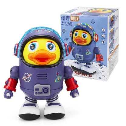 Musical Baby Duck Robot - Electric Dancing Toy with Lights & Sounds