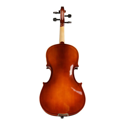 Natural 1/8 Acoustic Solid Wood Violin with Case Bow Rosin Strings Shoulder Rest Tuner