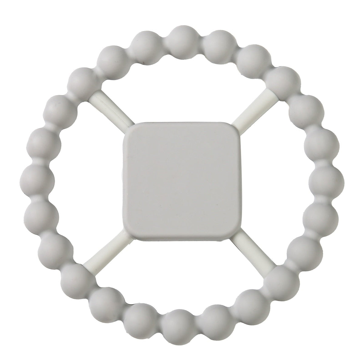 Let's Make Rudder-Shape Silicone & Wooden Teether Toy