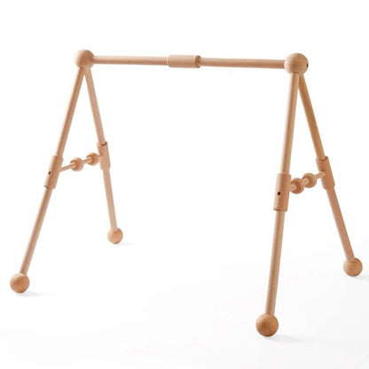 1 Set Wooden Baby Gym & Activity Fitness Stand with Rattle
