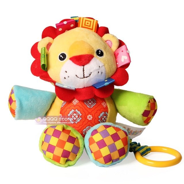 Cute Musical Plush Stuffed Animals Infant Baby Crib Hanging Toys