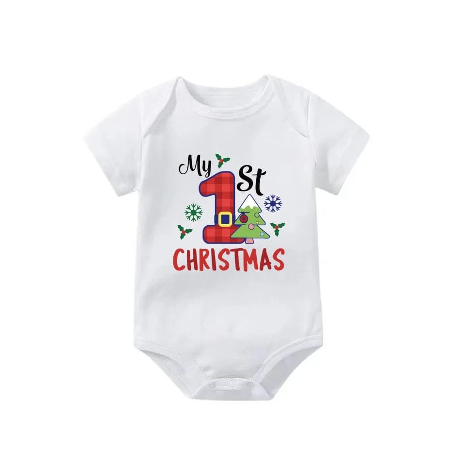 Newborn Letter Print Romper - Unisex 0-12M