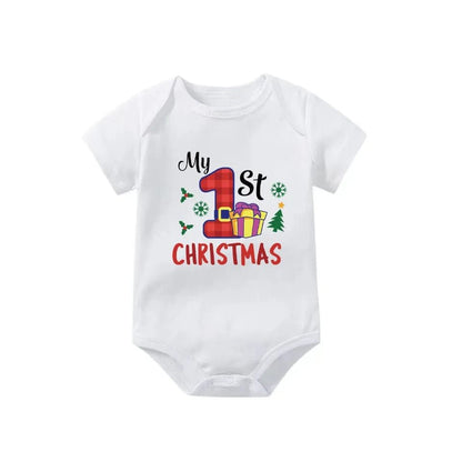 Newborn Letter Print Romper - Unisex 0-12M