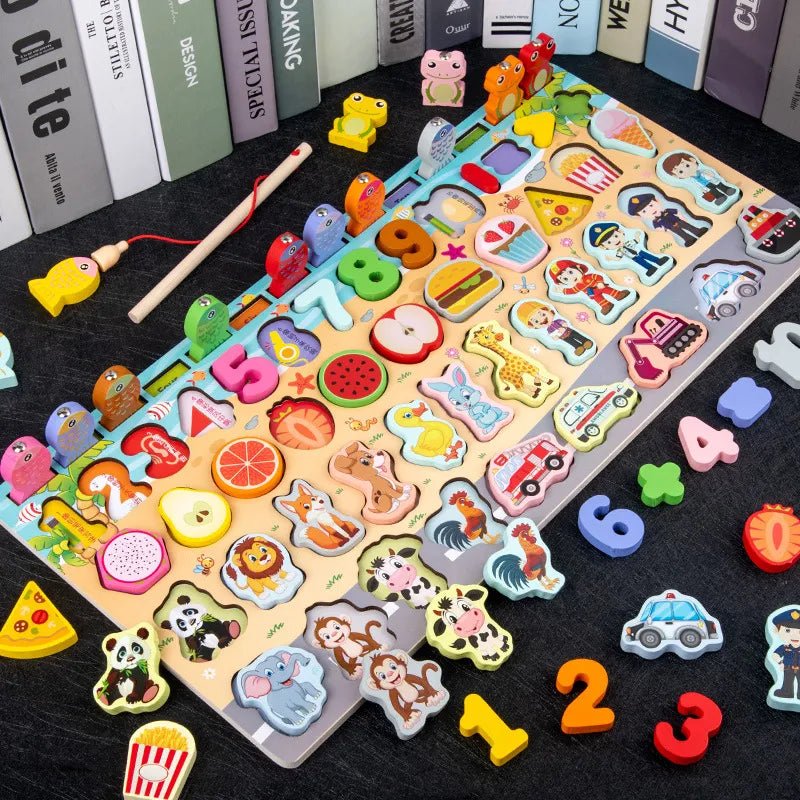 Montessori Wooden Math Puzzle: Kids' Educational Toy