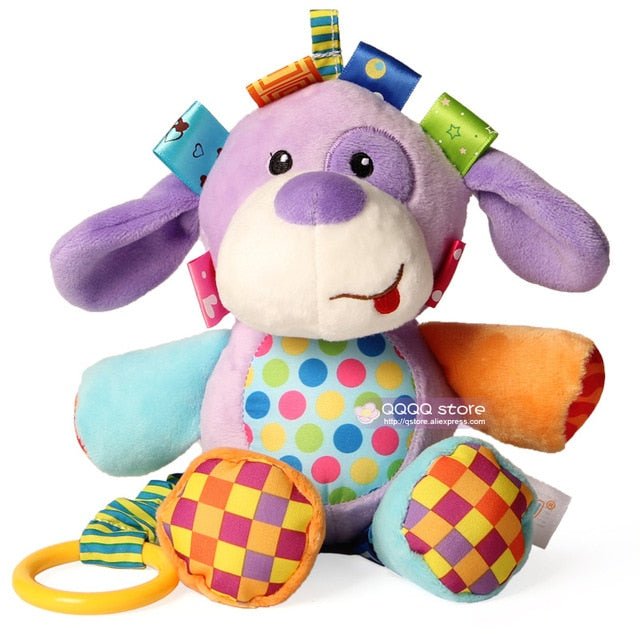 Cute Musical Plush Stuffed Animals Infant Baby Crib Hanging Toys