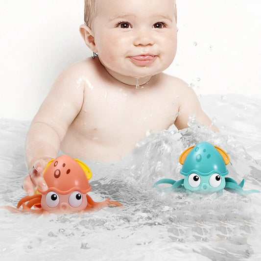 Octopus Clockwork Bath & Beach Toy - Baby Fidget & Swimming Game