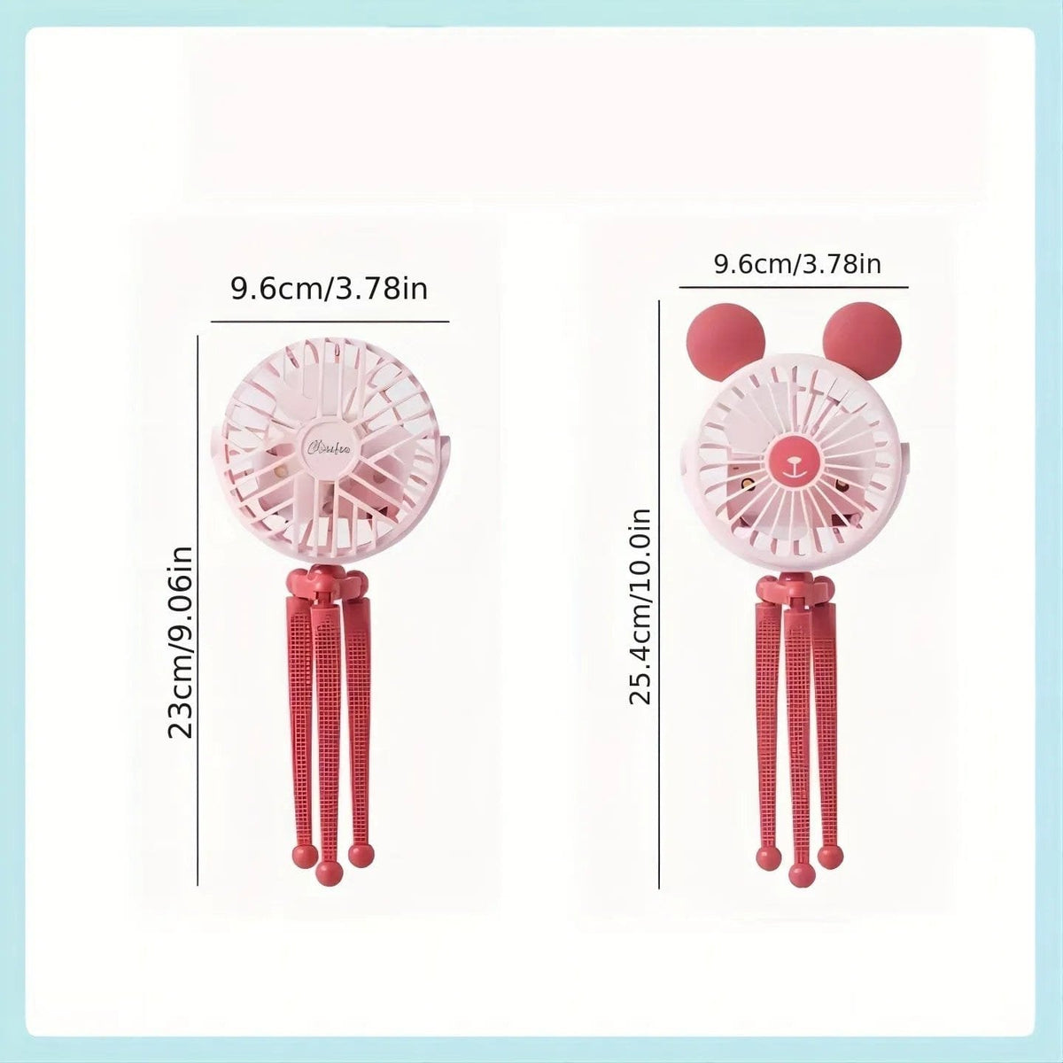 Octopus-Shaped Stroller Fan with Flexible Tripod