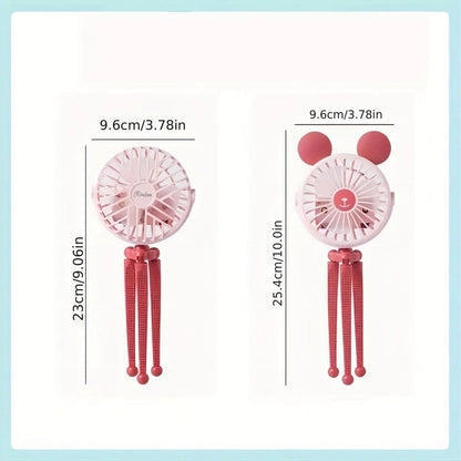 Octopus-Shaped Stroller Fan with Flexible Tripod
