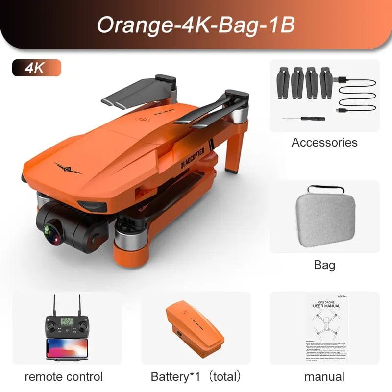 New KF102 GPS Drone - 8K Camera, Anti-Shake, Foldable Quadcopter, 1.2km Range