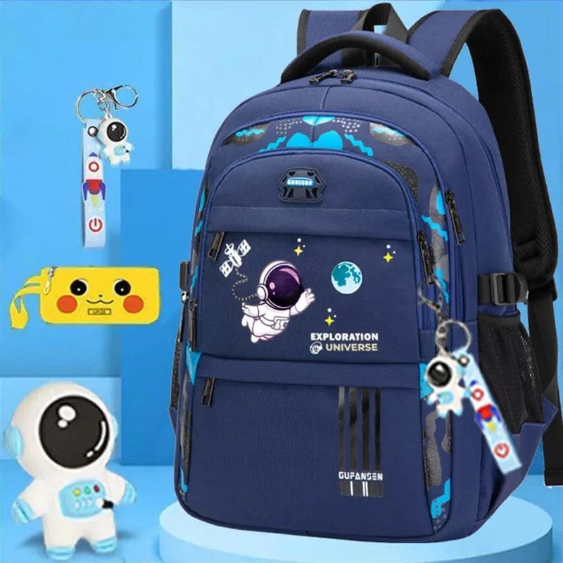 Orthopedic Kids' School Backpack: Waterproof, Boys' Primary Bag