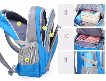 Kids orthopedic waterproof backpack