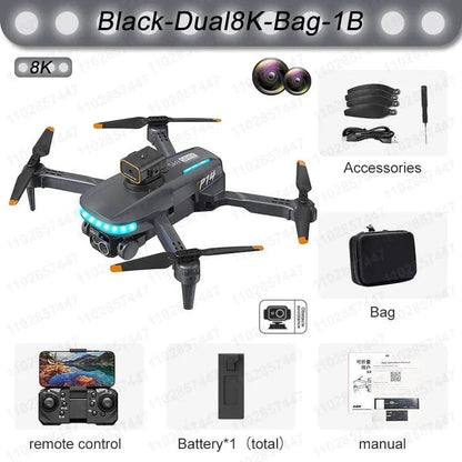 New P15 Mini Drone - 4K, 8K Camera, Obstacle Avoidance, Foldable Quadcopter