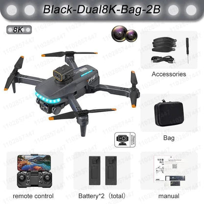 New P15 Mini Drone - 4K, 8K Camera, Obstacle Avoidance, Foldable Quadcopter