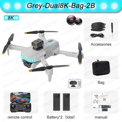 New P15 Mini Drone - 4K, 8K Camera, Obstacle Avoidance, Foldable Quadcopter