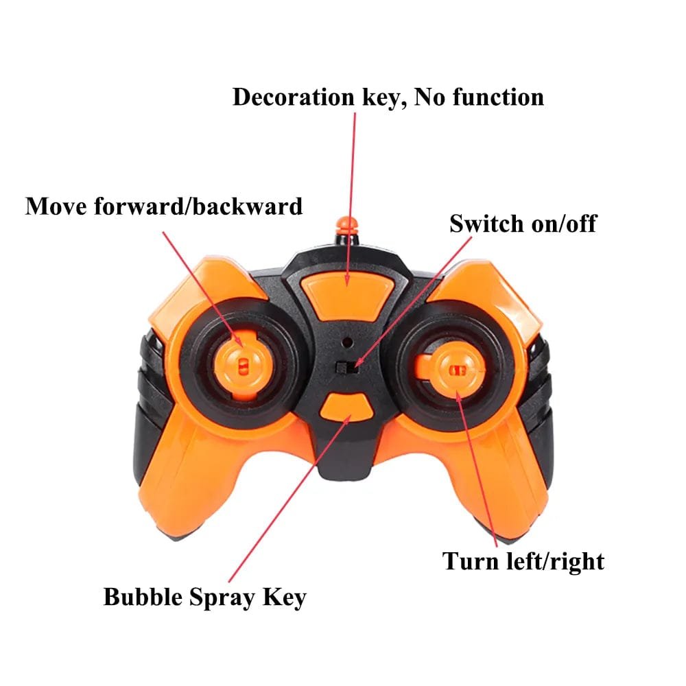 Paisible 4WD RC Car with Bubble Machine - Rock Crawler Toy