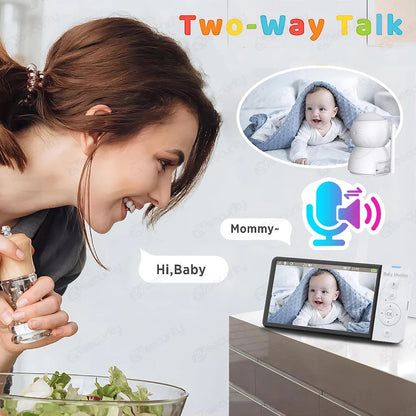 5" IPS PTZ Video Baby Monitor