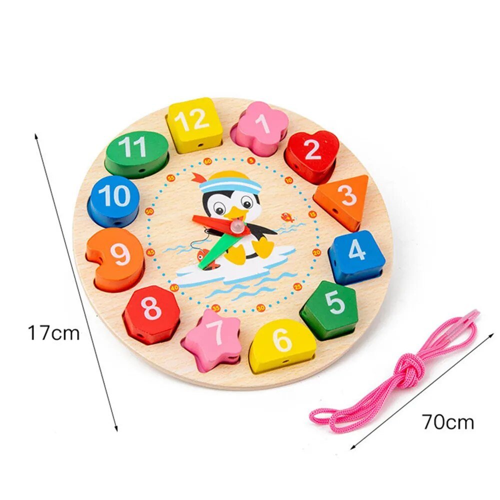 Montessori Wooden Puzzle Games for Babies 1-3 Years