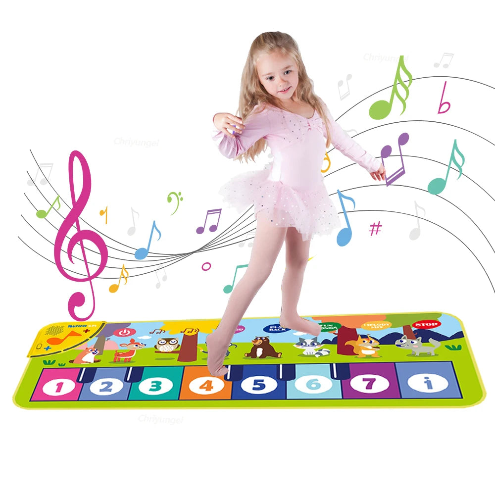 Piano Dance Mat for Kids – 80×30cm Floor Keyboard