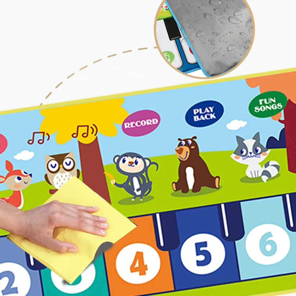 Piano Dance Mat for Kids – 80×30cm Floor Keyboard