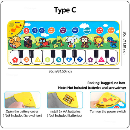 Piano Mat Floor Keyboard for Kids