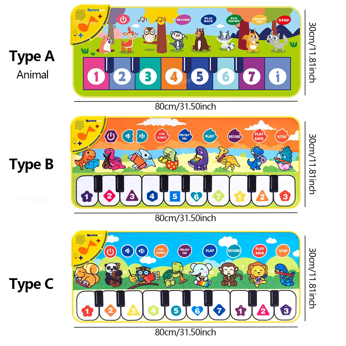Piano Mat Floor Keyboard for Kids