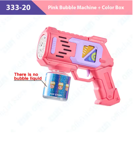 Astronaut Bubble Gun Machine – 5000+ Bubbles/Min, LED, Leak-Proof