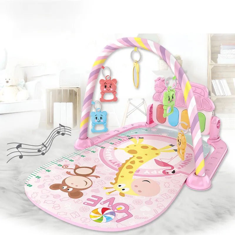 Baby Music Foot Piano & Crawling Pad - Fitness Stand Toy