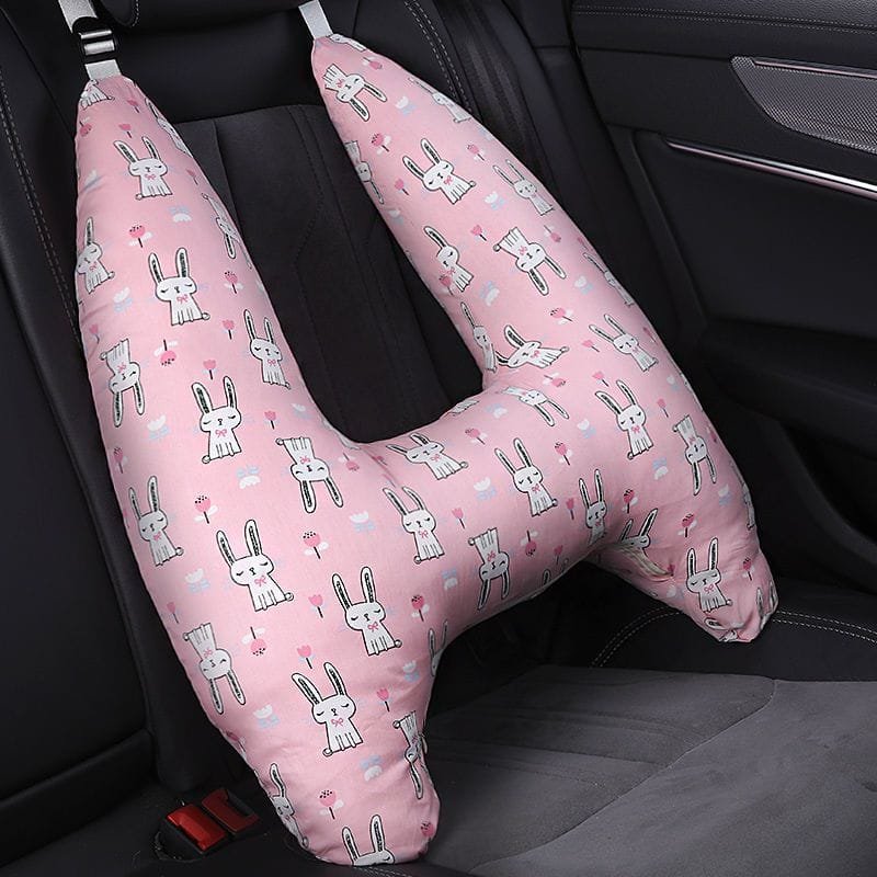 U-Shape Kids Travel Pillow with Cute Animal Pattern