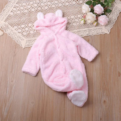 Autumn Cartoon Long-Sleeve Romper: Toddler Kids Playsuit 0-24M