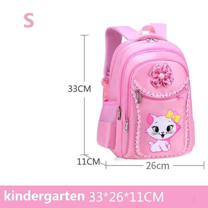Pink School Backpack Set for Girls: Bag & Pencil Case