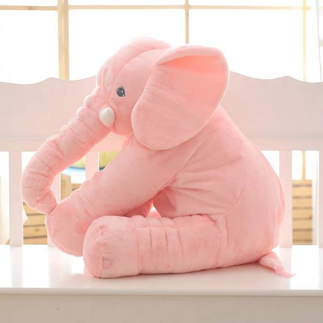60cm Plush Elephant Toy Baby Sleeping Back Cushion