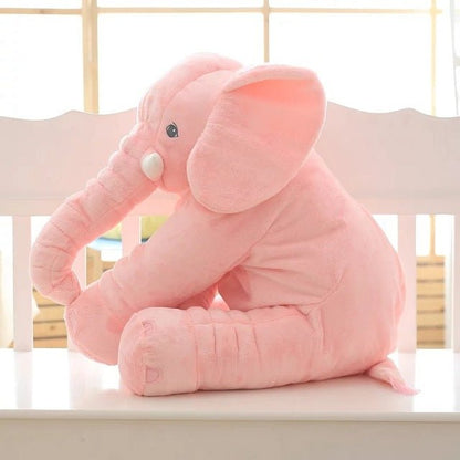60cm Plush Elephant Toy Baby Sleeping Back Cushion