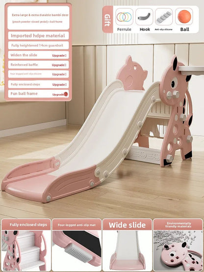 Foldable Toddler Slide – Safe Indoor Playground for Kids