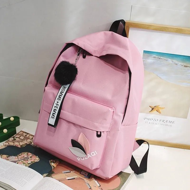 5Pc Harajuku Kawaii School & Laptop Bag Set for Teen Girls