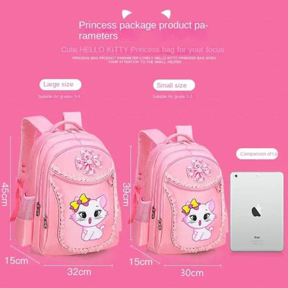Pink School Backpack Set for Girls: Bag & Pencil Case