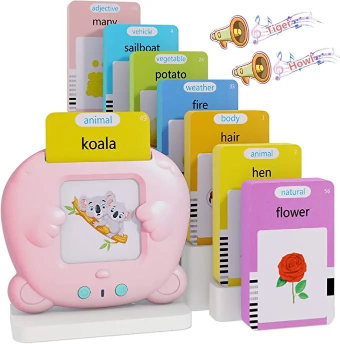 FCC CPC Kids Language Toy: 224-Word Montessori English Learning for Preschool