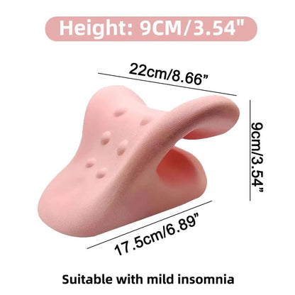 Neck & Shoulder Relaxer Stretcher - Cervical Traction Pillow