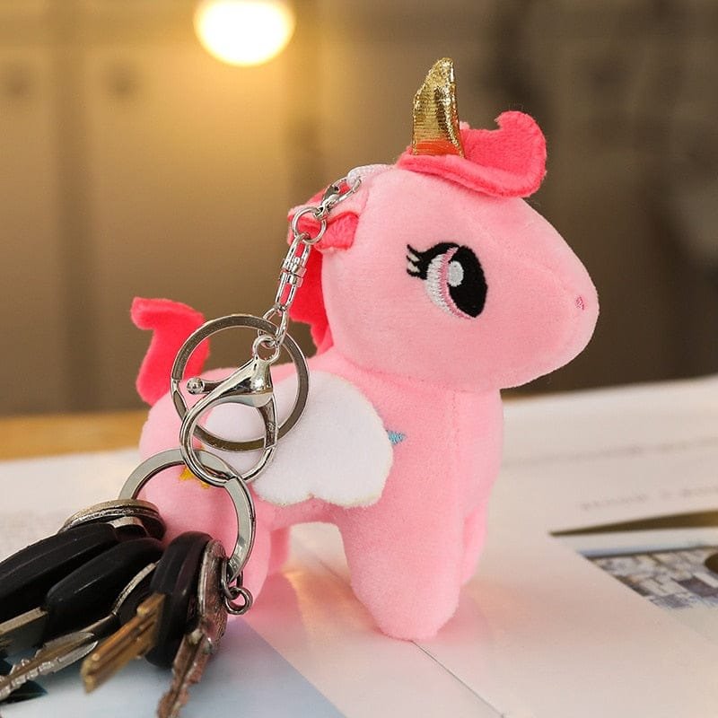Soft Cute Unicorn Plush Stuffed Cute Key Bag