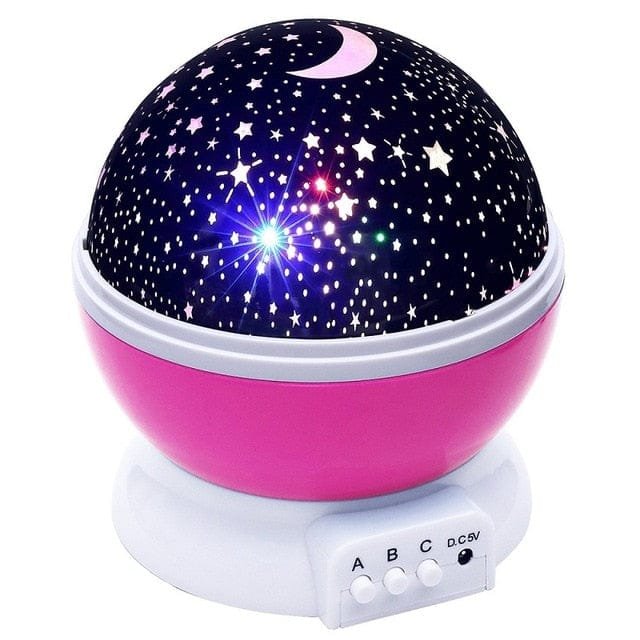 Starry Sky LED Night Light Projector for Nursery & Kids' Rooms