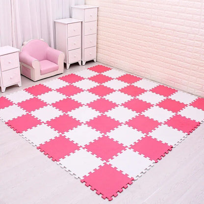EVA Foam Baby Puzzle Play Mat - 29cm Interlocking Tiles for Kids