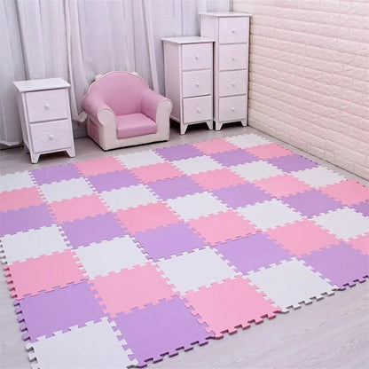 EVA Foam Baby Puzzle Play Mat - 29cm Interlocking Tiles for Kids