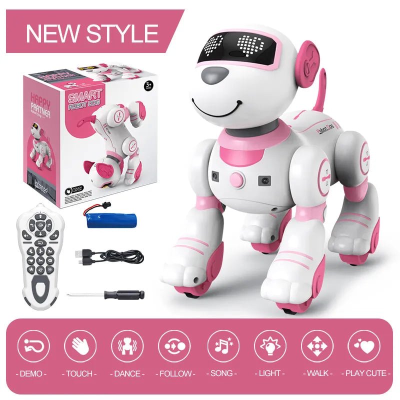 Funny RC Stunt Dog - Voice Command Robot Toy for Kids
