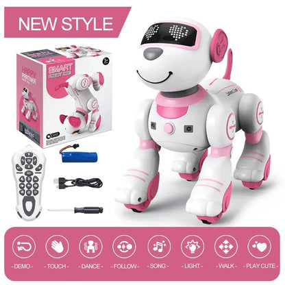 Funny RC Stunt Dog - Voice Command Robot Toy for Kids