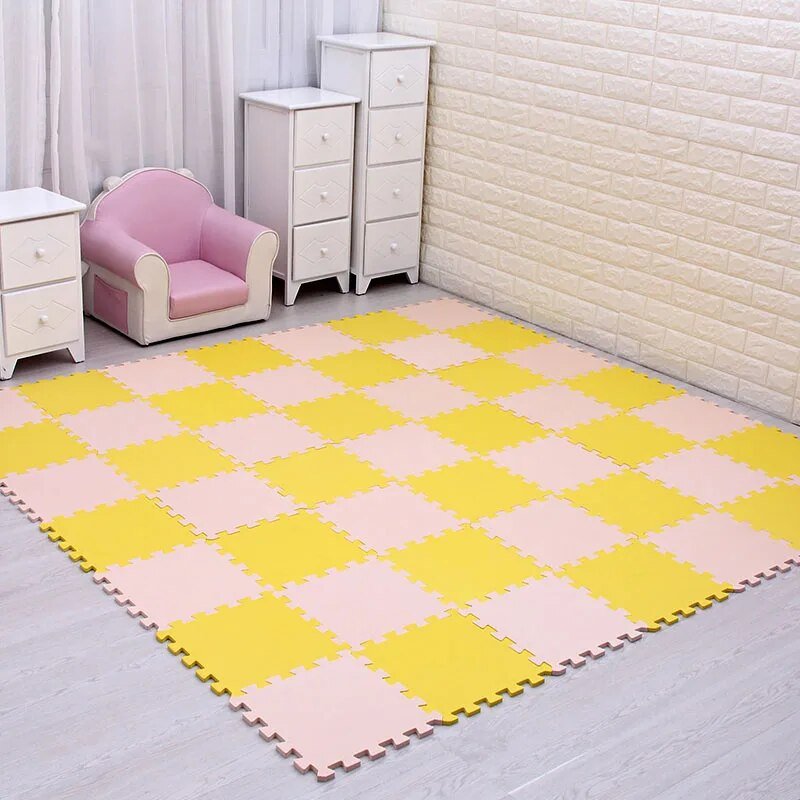 EVA Foam Baby Puzzle Play Mat - 29cm Interlocking Tiles for Kids