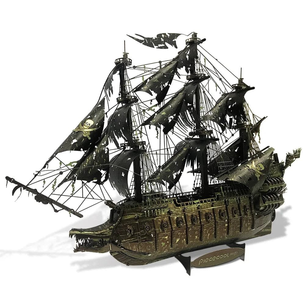 Piececool 3D Pirate Ship Puzzle Kit - Ages 14+ Metal Model Build