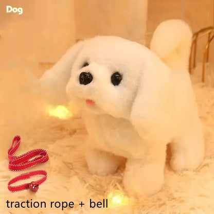 Interactive Walking & Barking Plush Puppy - Montessori Toy